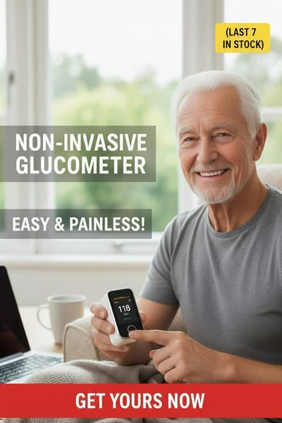 GlucoGOLD™ - De Niet- Invasieve Glucose Meter, meet binnen 5 seconden je suikergehalte zonder te prikken!